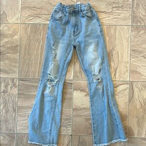 Light Blue Distressed kids Jeans